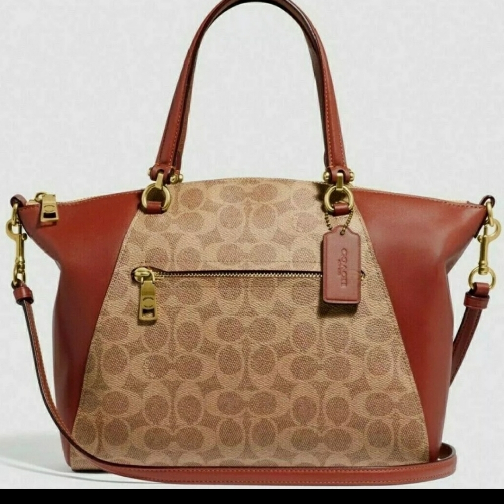 COACH Canvas Signature Prairie bag